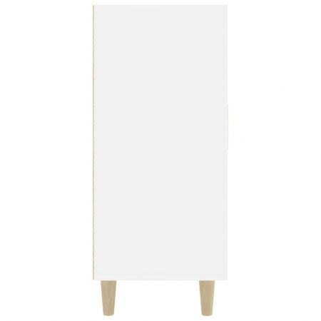 Sideboard High Gloss White 90x34x80 cm Engineered Wood