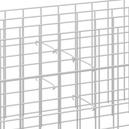 Gabion Hooks 100 pcs Galvanised Steel 40 cm