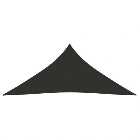 Sunshade Sail Oxford Fabric Triangular 5x7x7 m Anthracite