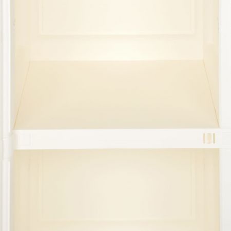 Plastic Cabinet 40x43x85.5 cm Wood Design Angora White