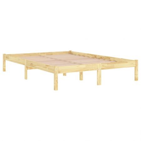 Bed Frame Solid Wood 137x187 Double Size