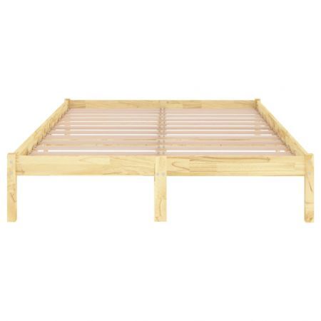 Bed Frame Solid Wood 137x187 Double Size