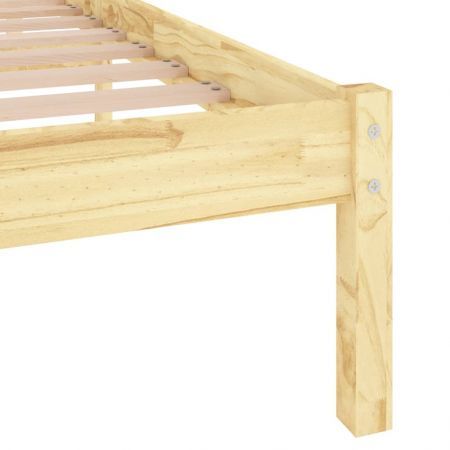 Bed Frame Solid Wood 137x187 Double Size