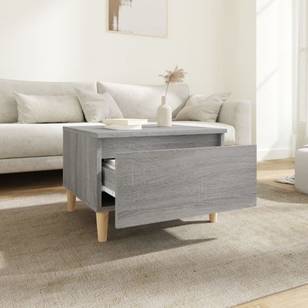 Side Tables 2 pcs Grey Sonoma 50x46x35 cm Engineered Wood