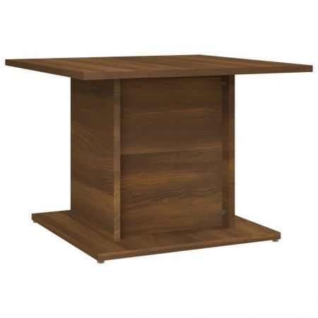 Coffee Table Brown Oak 55.5x55.5x40 cm Engineered Wood