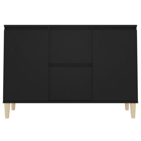 Sideboard Black 103.5x35x70 cm Engineered Wood