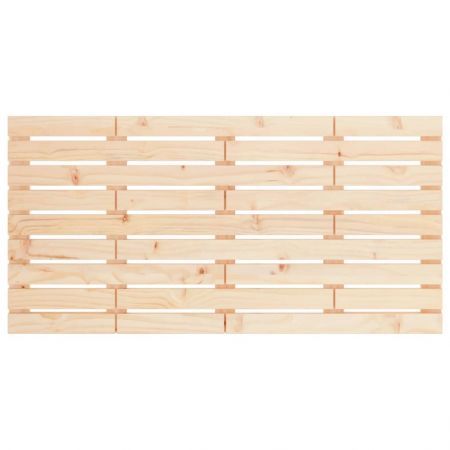 Wall Headboard 156x3x63 cm Solid Wood Pine