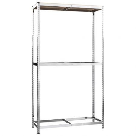 2-Layer Tire Rack Silver 110x40x180 cm Steel