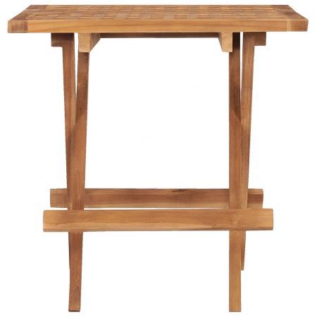 Folding Garden Table 50x50x50 cm Solid Wood Teak