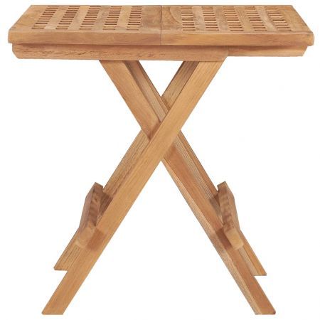 Folding Garden Table 50x50x50 cm Solid Wood Teak