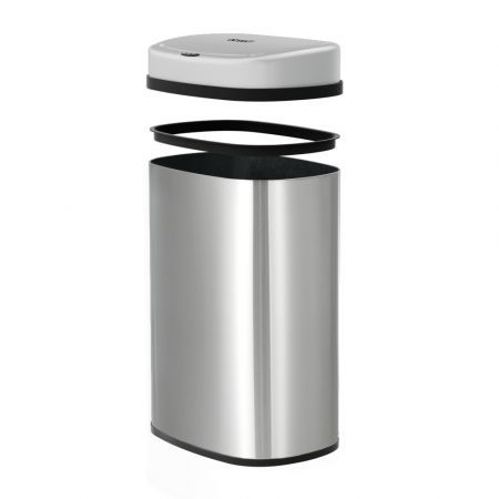 Devanti 50L Sensor Bin Motion Rubbish Automatic Silver