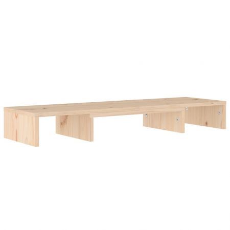 Monitor Stand 80x24x10.5 cm Solid Wood Pine