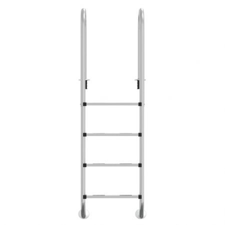 Pool Ladder 54x38x184.5 cm 304 Stainless Steel