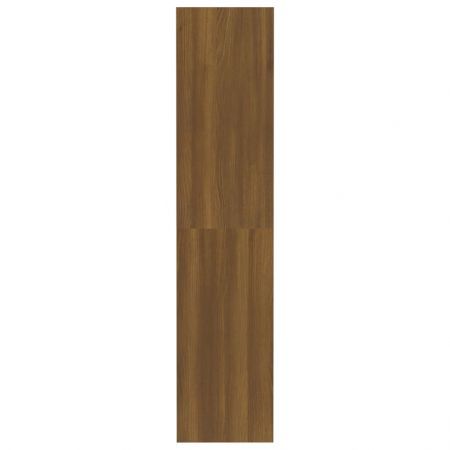 Book Cabinet/Room Divider Brown Oak 80x30x135 cm Engineered Wood