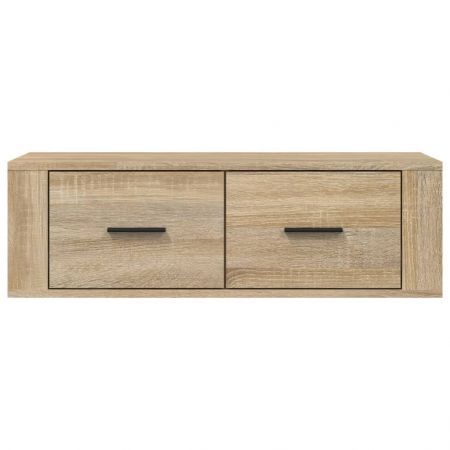 Hanging TV Cabinet Sonoma Oak 80x36x25 cm Engineered Wood