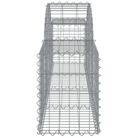 Arched Gabion Basket 200x30x40/60 cm Galvanised Iron