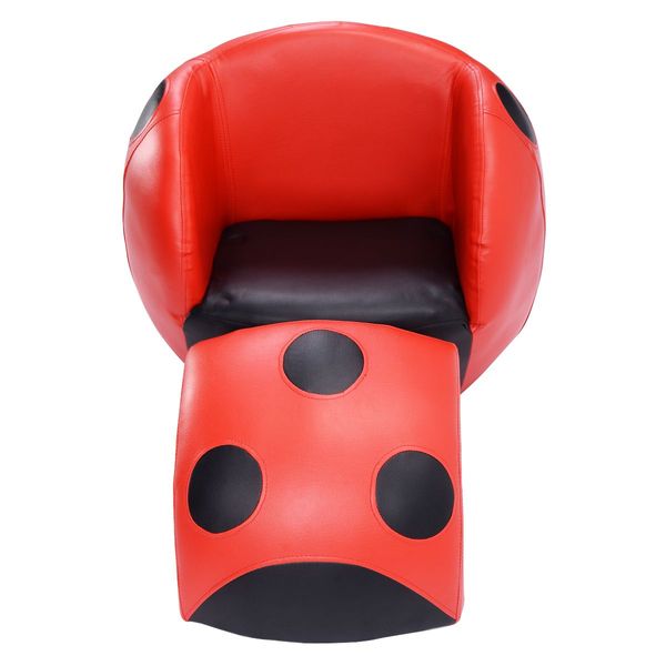 Ladybug Shaped Children Leisure ArmChair with waterproof PVC fabric for Children