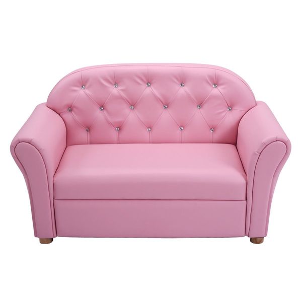 Armrest Sofa Chair with PVC Leather for Children