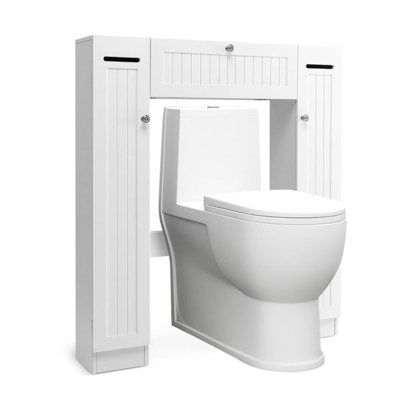 Bathroom Etagere with Paper Holder for Toilet & Washing Machine