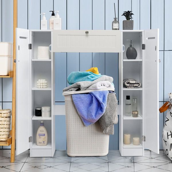 Bathroom Etagere with Paper Holder for Toilet & Washing Machine