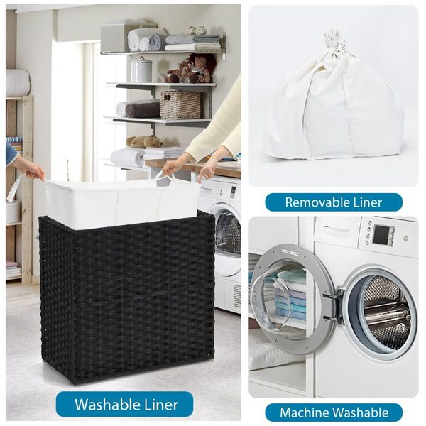 Laundry Hamper with Lid for Bathroom/Bedroom