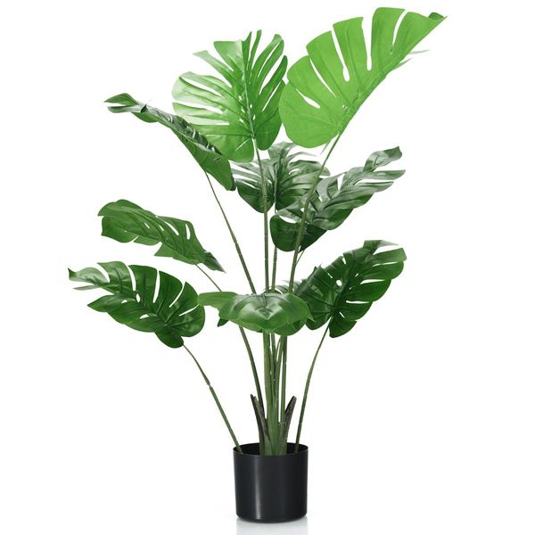 1.2M Artificial Monstera Deliciosa Tree for Home Office