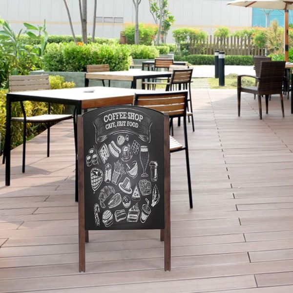 A-Frame Double-Sided Chalkboard  for Office Cafe Teaching