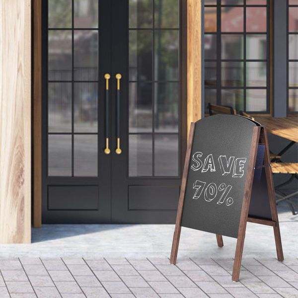 A-Frame Double-Sided Chalkboard  for Office Cafe Teaching