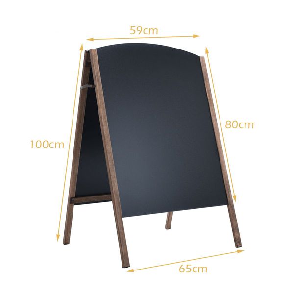 A-Frame Double-Sided Chalkboard  for Office Cafe Teaching