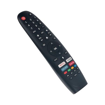 Replace Voice Remote Control fit for Caixun Smart Android TV EC40V2FA,EC32V2HA (2022 Model) and Compatible with BLAUPUNKT/SANSUI TV