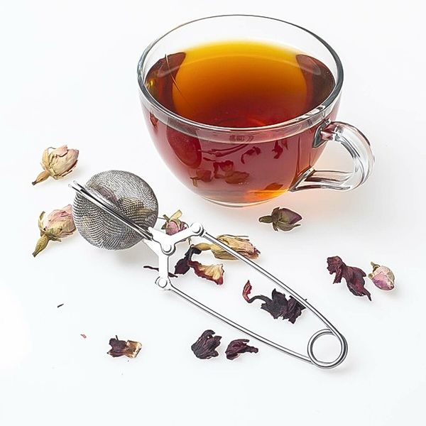 3 Pcs Snap Ball Tea Strainer Stainless Steel with Handle for Loose Leaf Tea Fine Mesh Tea Balls Filter Infusers