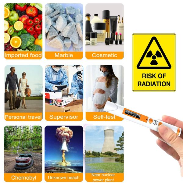 Geiger Counter, Personal Radiation Detector Nuclear Dosimeter  Radiation Meter  Beta Gamma X Ray Radiation Monitor  Device Meter  Home Uranium