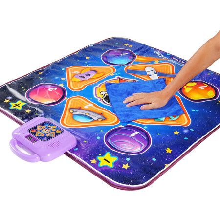 Dance Mat for Kids Ages 4-12, Electronic Light Up Dancing Challenge Playmat with LED Lights