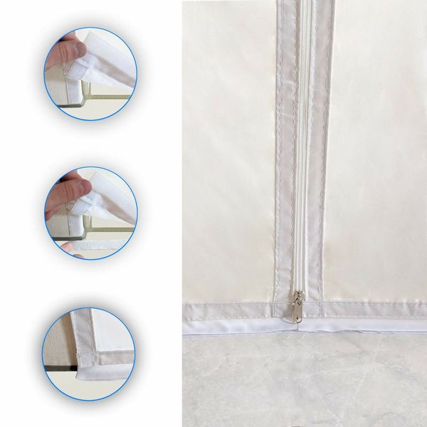 4M Universal Window Seal for Portable Air Conditioner And Tumble Dryer Works Easy to InstallAir Exchange Guards With Zip and Adhesive Fastener