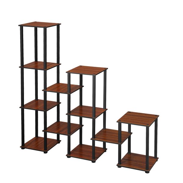 Plant Flower Pots Stand 12 Shelves Corner Shelf Potted Holder Bookshelf Indoor Outdoor Garden Tiered Display Unit Storage Rack