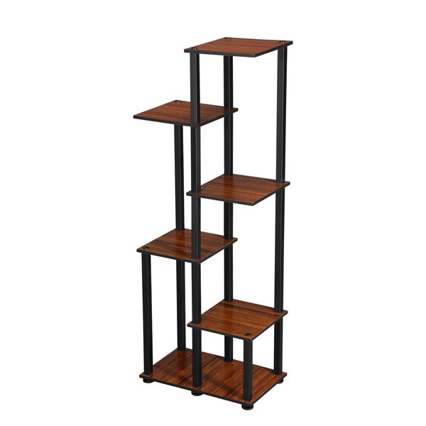 6 Tier Plant Pots Stand Flower Corner Shelf Bookshelf Holder Potted Shelves Outdoor Indoor Garden Tiered Display Unit Storage Rack