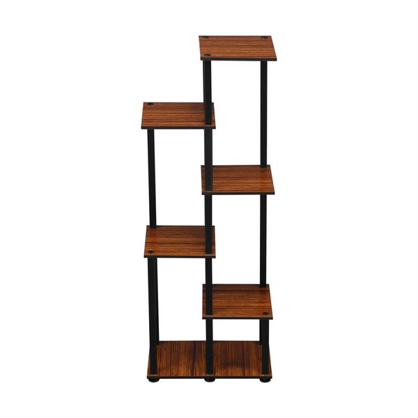 6 Tier Plant Pots Stand Flower Corner Shelf Bookshelf Holder Potted Shelves Outdoor Indoor Garden Tiered Display Unit Storage Rack