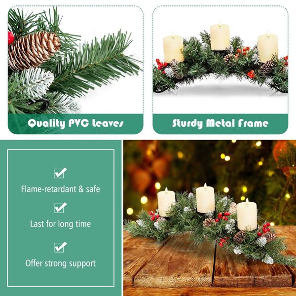 1.8M White Artificial Holiday Christmas Tree with 600 PVC Tips for Christmas Decoration