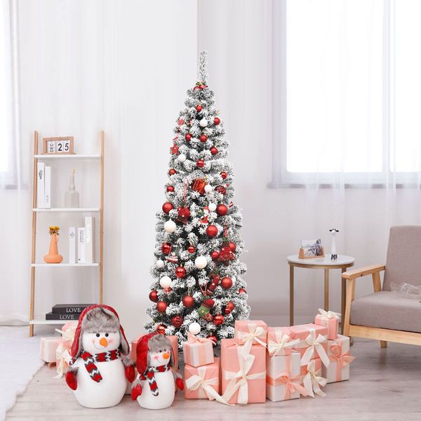 Artificial Christmas Tree with 250 Warm White LEDs for Shop & Home & Office