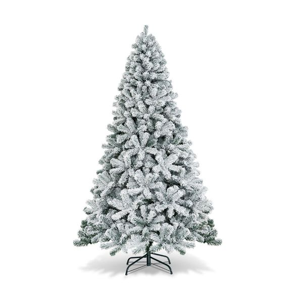 2.3m Snow Flocked Artificial Christmas Tree with 1010 Tips