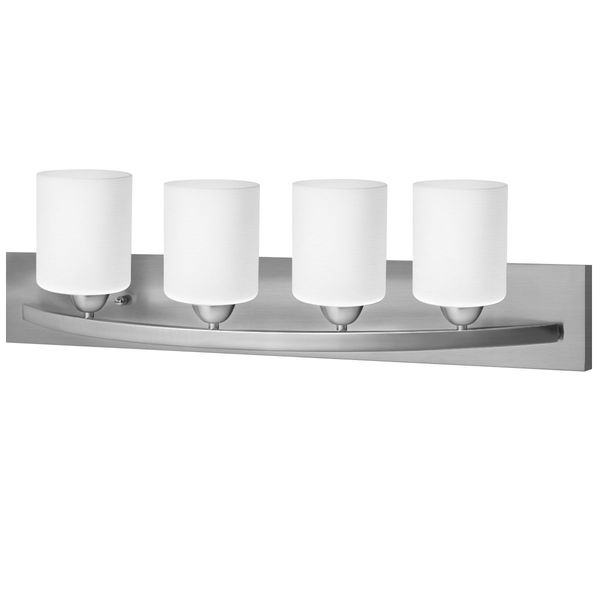 Wall Mounted Vanity Lamp with White Glass Shade for Bedroom/Living Room