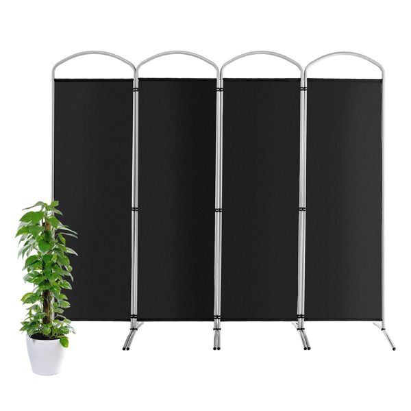 4 Panel Folding Privacy Screen for Home and Office