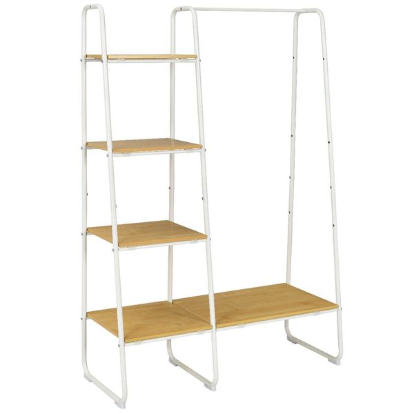 Free Standing Storage Organizer with Shelves for Bedroom/ Living Room