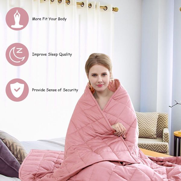 9 kg Luxury Cooling Weighted Blanket for Quality Sleep