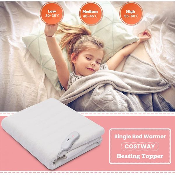 Electric Heated Pad for Massage Table with 3 Digital Heat Settings, Timer Auto