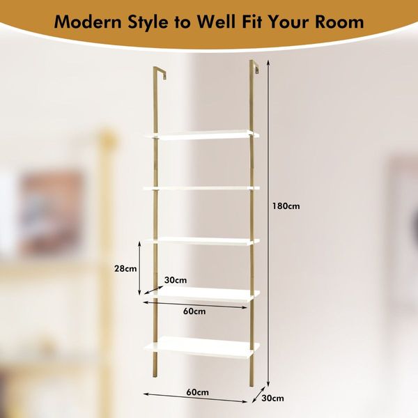 Wall Mounted Display Rack Bookshelf for Office