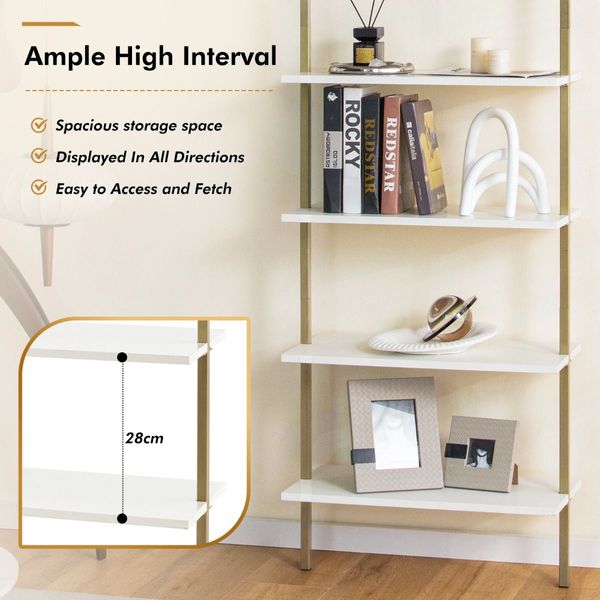 Wall Mounted Display Rack Bookshelf for Office