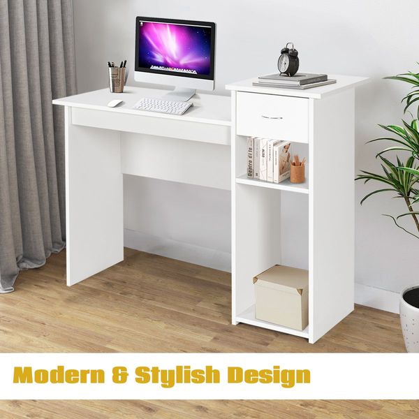 Home Office Computer Desk with 1 Drawer