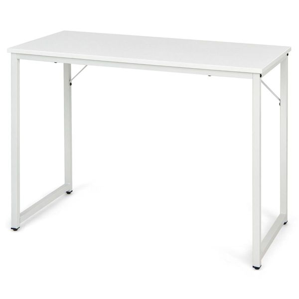 Modern Simple Style Study Writing Desk Computer Desk with Heavy Duty Steel Frame