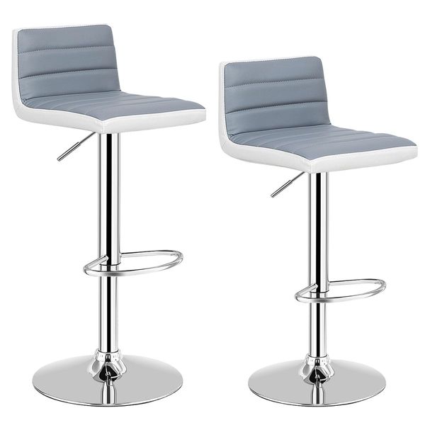 Modern Swivel Adjustable Armless Barstools with Comfortable Design for Kitchen